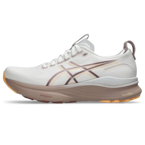 ASICS Women's Gel-Kayano 32 Running Shoes, 8, White/Orange Glow - product image