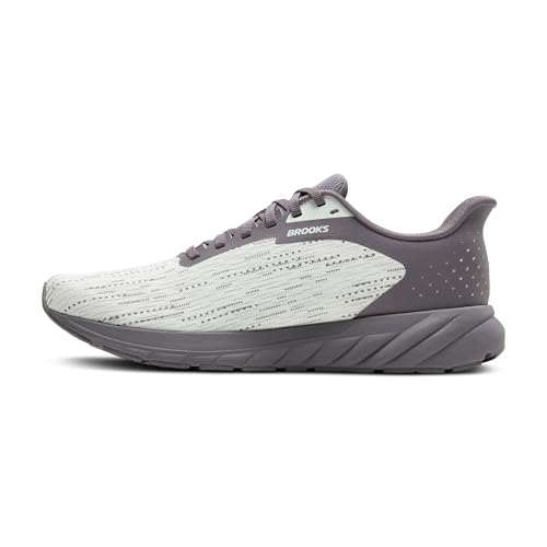 Brooks Men’s Anthem 7 Neutral Running Shoe - Grey/Excaliber/Black - 9.5 Medium