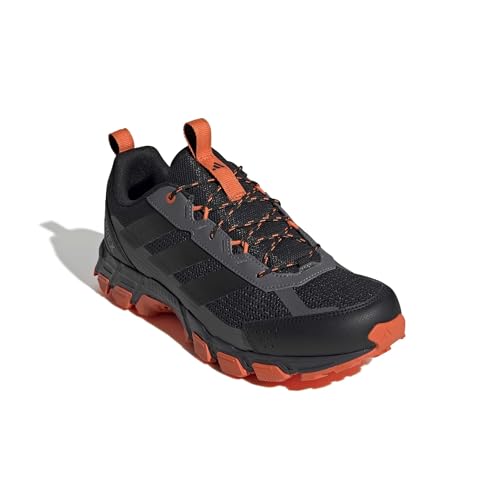adidas Men's Terrex Rockadia Trail Running, Carbon/Black/Semi Impact Orange, 13