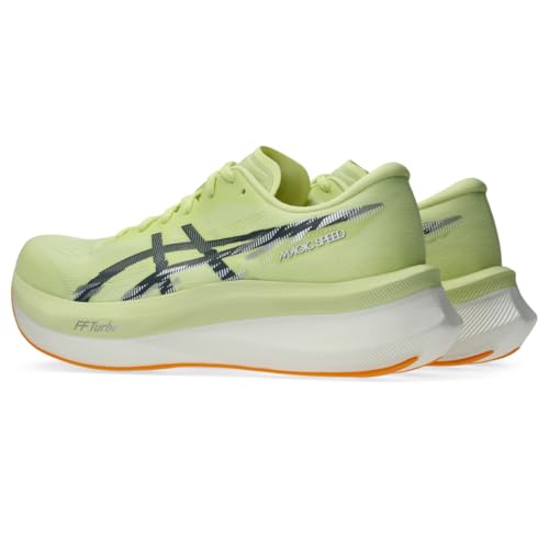 ASICS Men's Magic Speed 4 Running Shoes, 7, Huddle Yellow/Metropolis