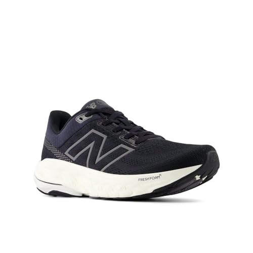 New Balance Women's Fresh Foam X 860 V14 Running Shoe, Black/Phantom/Angora, 6.5 N