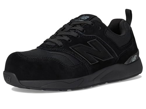 Men's New Balance Elite Lite SD10 Composite Toe Industrial Work Shoes in Black/Black alternate view 8