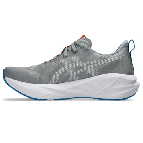 ASICS Men's NOVABLAST 5 Running Shoes, 10, Gravel/White