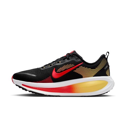 Nike Mens Vomero 18 Black/Bright Crimson/Light Crimson 10 Medium