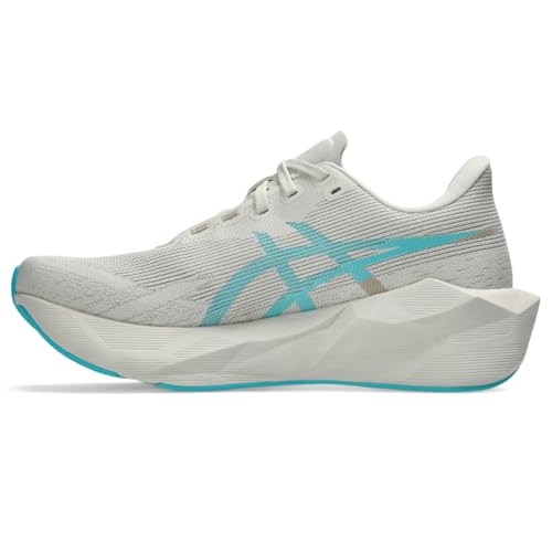 ASICS Women's NOVABLAST 6 Running Shoes, 8, Soft Oat/Energy Aqua