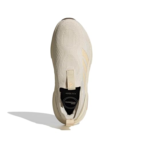 adidas Women's Cloudfoam Cuxxion - Sock, Wonder White/White/White, 9