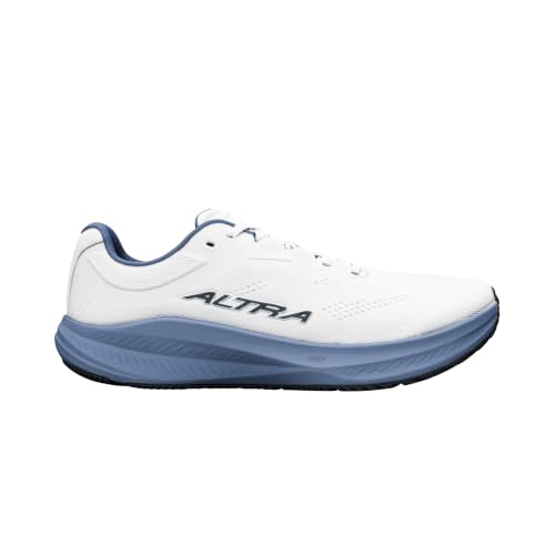 Altra men's Torin 9 road running shoe in White, Black and Flint Stone