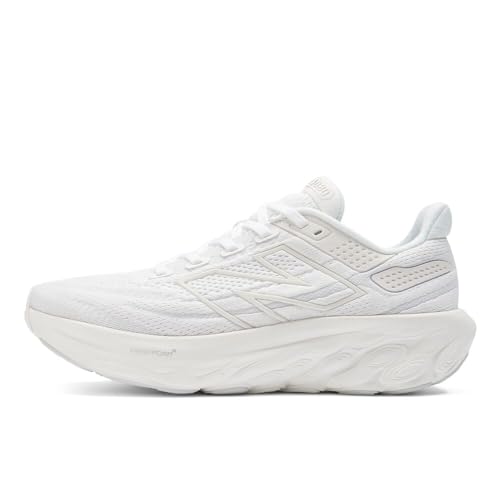 New Balance Women's Fresh Foam X 1080 V13 Running Shoe, White/Silver Metallic, 10 N