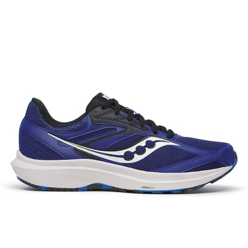 Saucony Men's Cohesion 17 Sneaker, Azurite/Black, 12.5