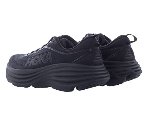 HOKA ONE ONE Bondi 8 Mens Shoes Size 12, Color: Black/Black - alternate view 3