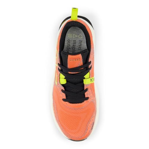 New Balance Women's Fresh Foam X Hierro V8 Trail Running Shoe, Gulf Red/Tea Tree/Angora, 10 M