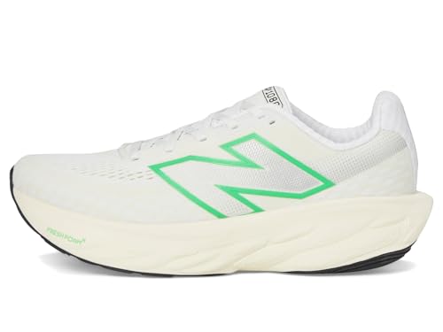 New Balance Men's Fresh Foam X 1080 V14 Running Shoe, Nb 103 White/Lime Leaf/Angora, 13 M