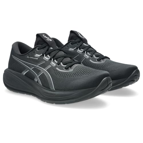ASICS Men's Gel-Cumulus 28 Running Shoes, 12.5, Black/Carrier Grey