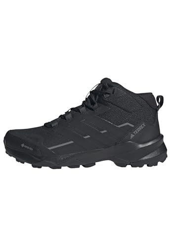 Adidas Men's Terrex Skychaser Ax5 Mid Top Gore-TEX Hiking, Black/Black/Carbon, 11