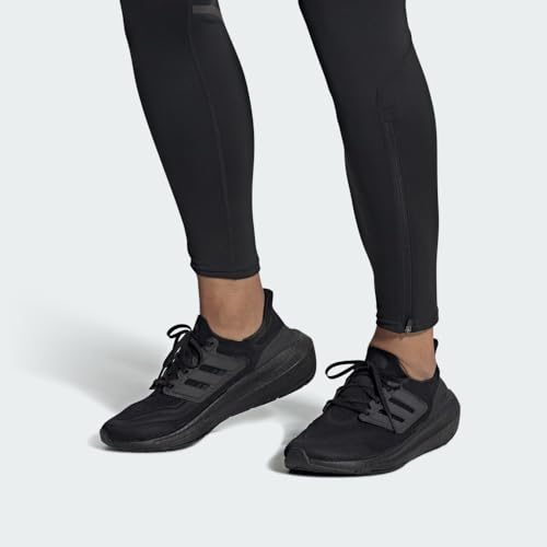 adidas Men’s Ultraboost Light Running Shoes (Ultraboost 23) Black/Black/Black 7.5