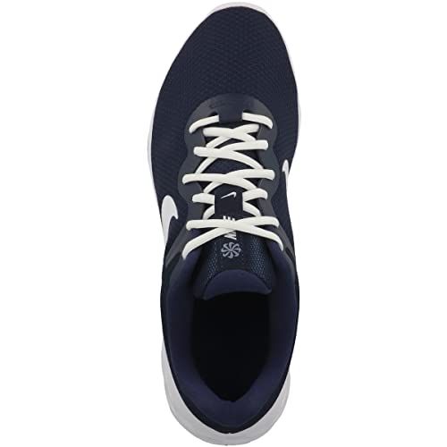 Nike Men's Revolution 5 Flyease Running Shoe, Midnight Navy White Obsidian Ashen Slate, 11.5