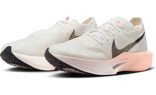 Nike Men's Zoomx Vaporfly Next% 3 Trainers, Sail Black Crimson Tint Guava Ice, 40.5 EU