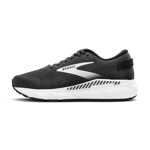 Brooks Women’s Ariel GTS 24 Supportive Running & Walking Shoe - Ebony/Black/White - 7 Medium