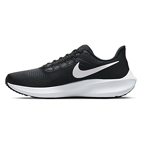 Nike Air Zoom Pegasus 39, Men's Road Running Shoes, Black White Grey Dk Smoke Grey, 11.5 US