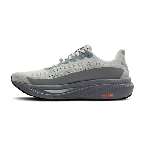 Brooks Men’s Ghost 17 GTX Waterproof Supportive Running & Walking Shoe - Smoke/Primer Grey/Orange - 11.5 Medium