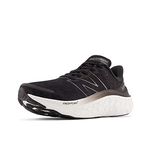 New Balance Men's Fresh Foam X Kaiha Road V1 Running Shoe, Black/Phantom/Dark Silver Metallic, 9.5 M