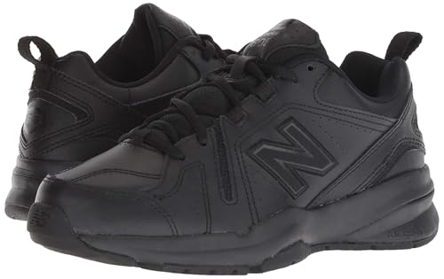 Women's New Balance 608 v5 Training Shoes in Black/Black alternate view 4