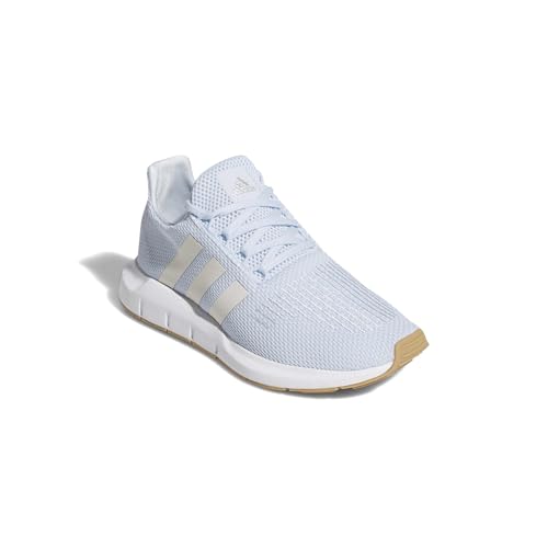 adidas Women's Swift Run 1.0, Crystal Sky/Off White/White, 9