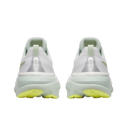 Saucony Women's Hurricane 25 Sneaker, White/Mist, 7.5