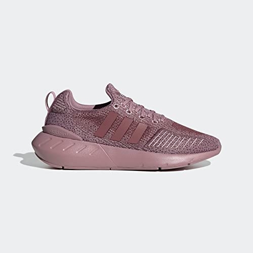 adidas Women's Swift Run 22 Sneaker, Magic Mauve/Magic Mauve/Burgundy, 7.5