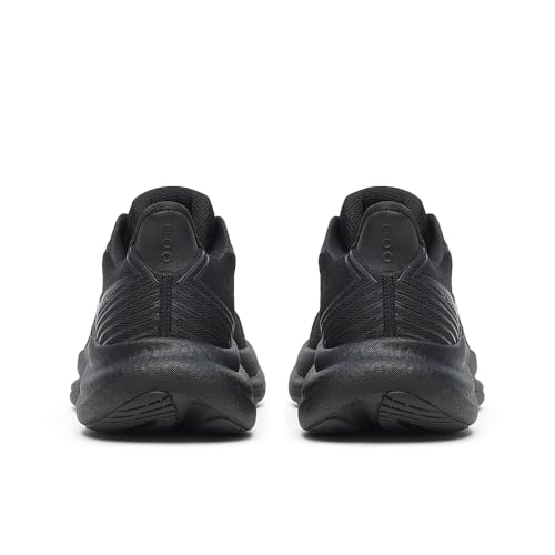 Saucony Men's Triumph 23 Wide Sneaker, Triple Black, 7.5 US Wide