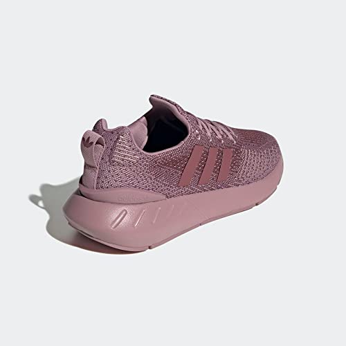 adidas Women's Swift Run 22 Sneaker, Magic Mauve/Magic Mauve/Burgundy, 7.5