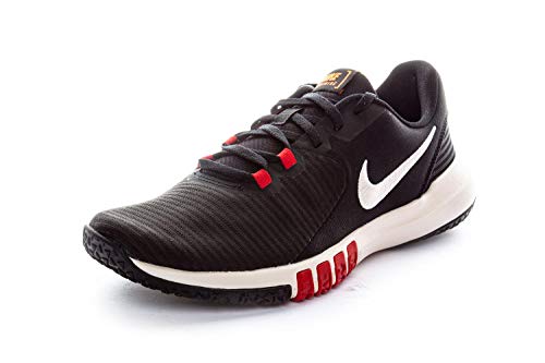 Nike Men's Nike Flex Control TR4 Athletic Shoe, Black/Solar-University RED-Total Orange-Pale Ivory, 11 Regular US