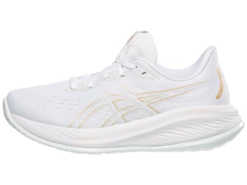 ASICS Women's Gel-Cumulus 26 Running Shoe, 12, White/Pale Mint