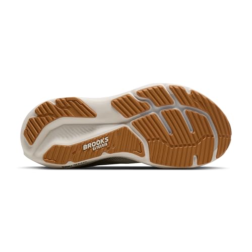 Brooks Women’s Glycerin 23 Neutral Running Shoe - White/Black/Biscuit - 7.5 Medium