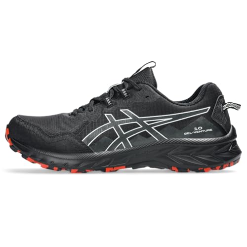 ASICS Men's Gel-Venture 10 Running Shoes, 8, Black/Graphite Grey