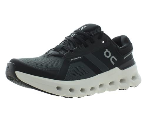 On Cloudrunner 2 Wide Womens Shoes Size 7.5, Color: Eclipse/Black-Black