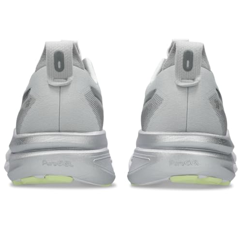 ASICS Womens, Gel-Kayano(R) 33 Platinum, Platinum/Glow Green, 12, Medium