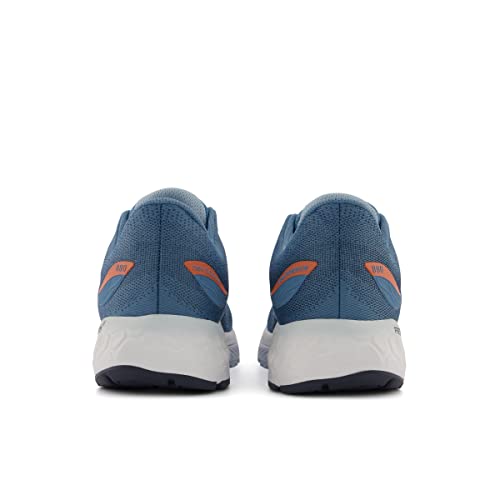New Balance Men's Fresh Foam X 880 V12 Running Shoe, Spring Tide/Vibrant Orange/Morning Fog, 10.5 M