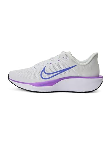 Nike Women's Quest 6 Road Running Shoes, White/Sapphire-Black-Bright Violet, 8.5 - product image