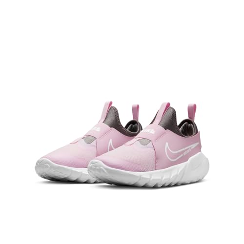 Nike Toddlers Unisex-Child Flex Runner 2 Running Shoes, Pink Foam White Flat Pewter Photo Blue, Size 7 Toddler