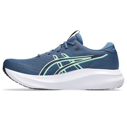 ASICS Men's Gel-Excite 11 (Extra Wide) Running Shoes, 11.5, Grand Shark/Illuminate Yellow