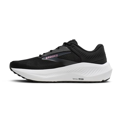 Brooks Women’s Anthem 8 Neutral Running Shoe - Black/Ebony/Metallic - 8 Medium
