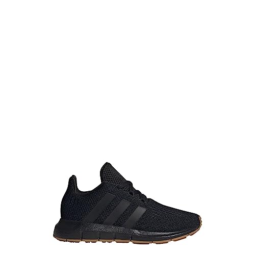 adidas Unisex-Child Swift Run 1.0, Black/Black/Black, 5