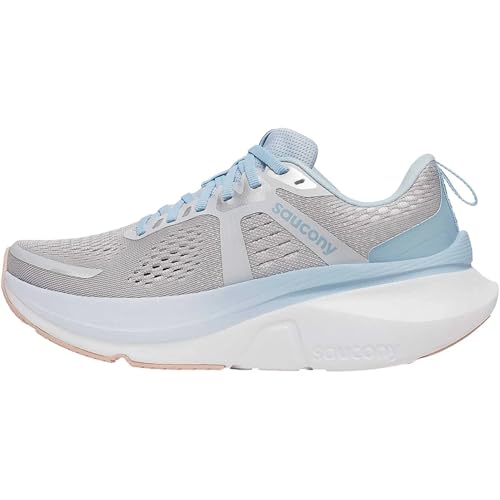 Saucony Women's Guide 18 Sneaker, Cloud/Dream, 9
