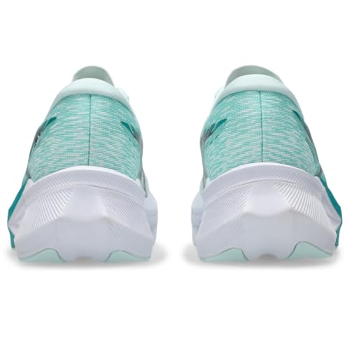 ASICS Women's Magic Speed 4 Running Shoes, 9, Soothing SEA/Black