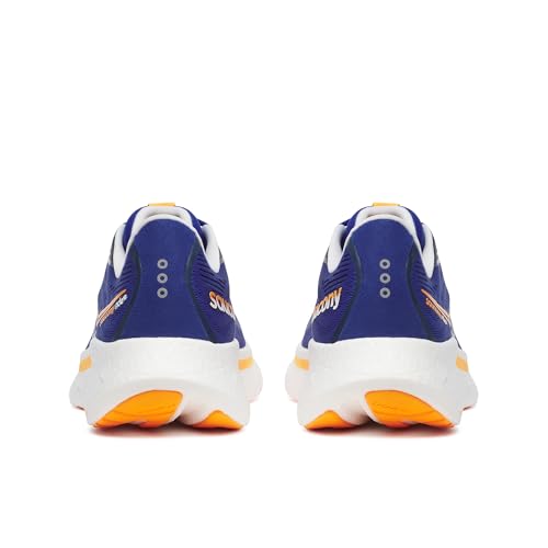 Saucony Men's Ride 18 Sneaker, Azurite/Peel, 9.5