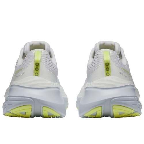 Saucony Women's Guide 18 Sneaker, White/Ice Melt, 10 Wide