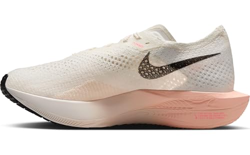 Nike Women's Vaporfly 3 Competition Running Shoes, Sail Black Crimson Tint Guava Ice, 8.5