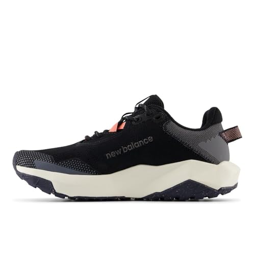 Women's New Balance DynaSoft Nitrel v6 Trail Shoes in Black/Castlerock/Sunfade Red alternate view 2