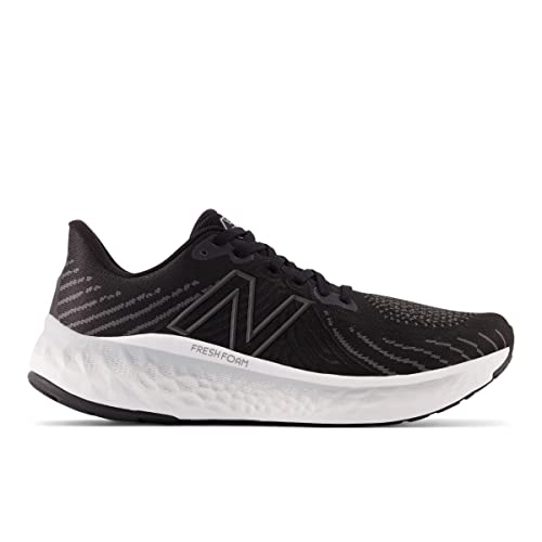 New Balance Men's Fresh Foam X Vongo V5 Running Shoe, Black/Phantom/Steel, 7 Wide US